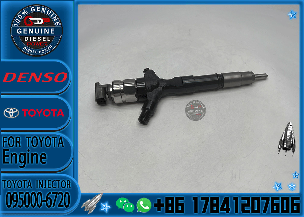 1VD-FTV 095000-6720 Common Rail Diesel Injector 095000-7180 095000-8050 095000-8060 095000-9700 for Toyota