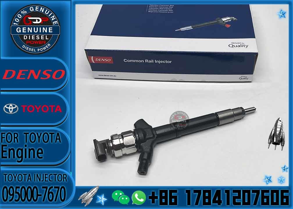 Genuine Brand New Common Rail Injector 095000-7670 23670-09180 23670-09240 23670-09280 095000-7300 095000-7310 095000-76