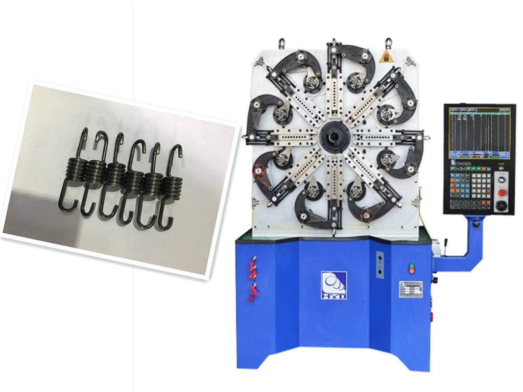 High Precision CNC Spring Maker Machine , 0.8-4.2mm Wire Forming Machine