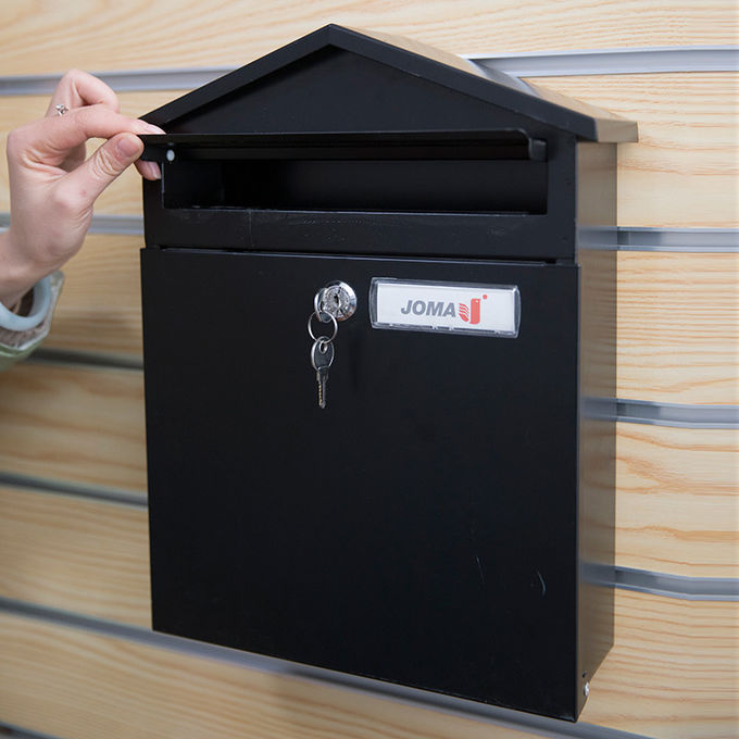 Wall Mount Lockable Modern Outdoor Galvanized Metal Mailbox Letterbox