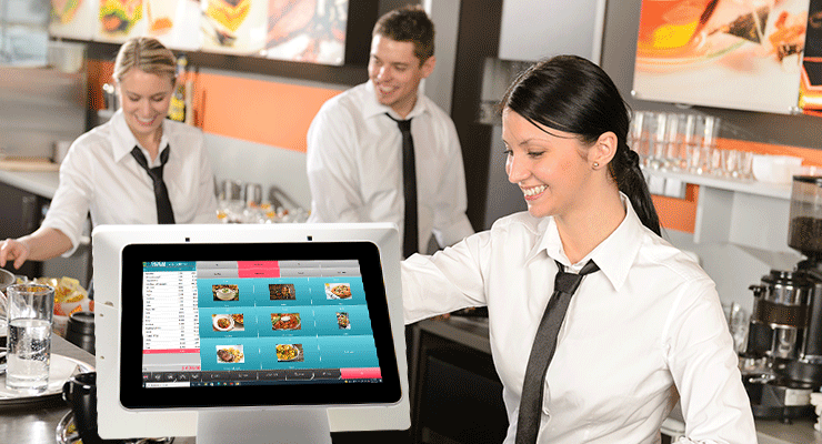 Resolution 280 Plus POS Terminal with Capacitive Touch Panel and External Printer Option