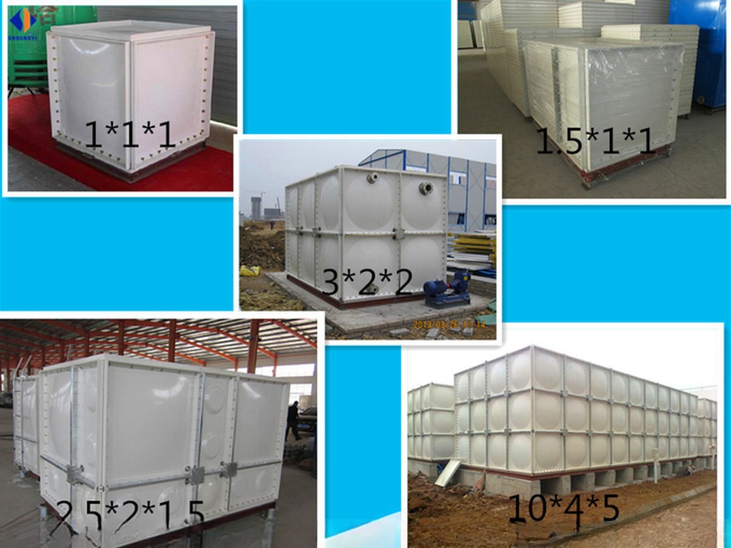 1000 kg Weight Food Grade FRP 100m3 Water Tank for Agricultural Applications