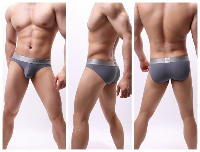 Blue Mens Sexy Underwear Sexy Fashion Sport Panties Plus Size Nylon Boxer Briefs