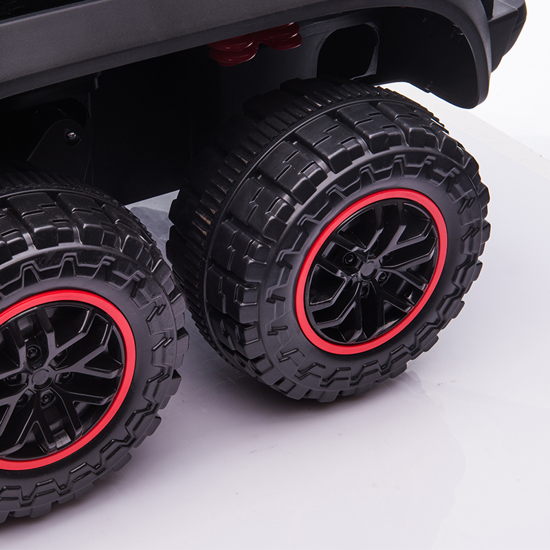 12v Battery-Driven Children's Electric Toy Monster Police Ride On Car for Kids Plastic