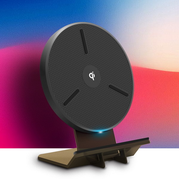 Removable Qi Wireless Charging Stand 10W Fast Charge Standing Wireless Charger