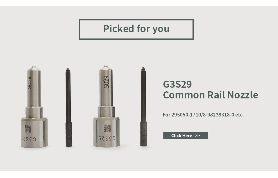 G3S33 DENSO Common Rail Nozzle For Injectors 23670-0L110 295050-0800 / 0620 / 0540 etc.