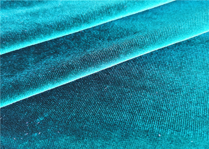 Polyester Spandex Plain Dye Shiny Velvet Fabric For Home Textile