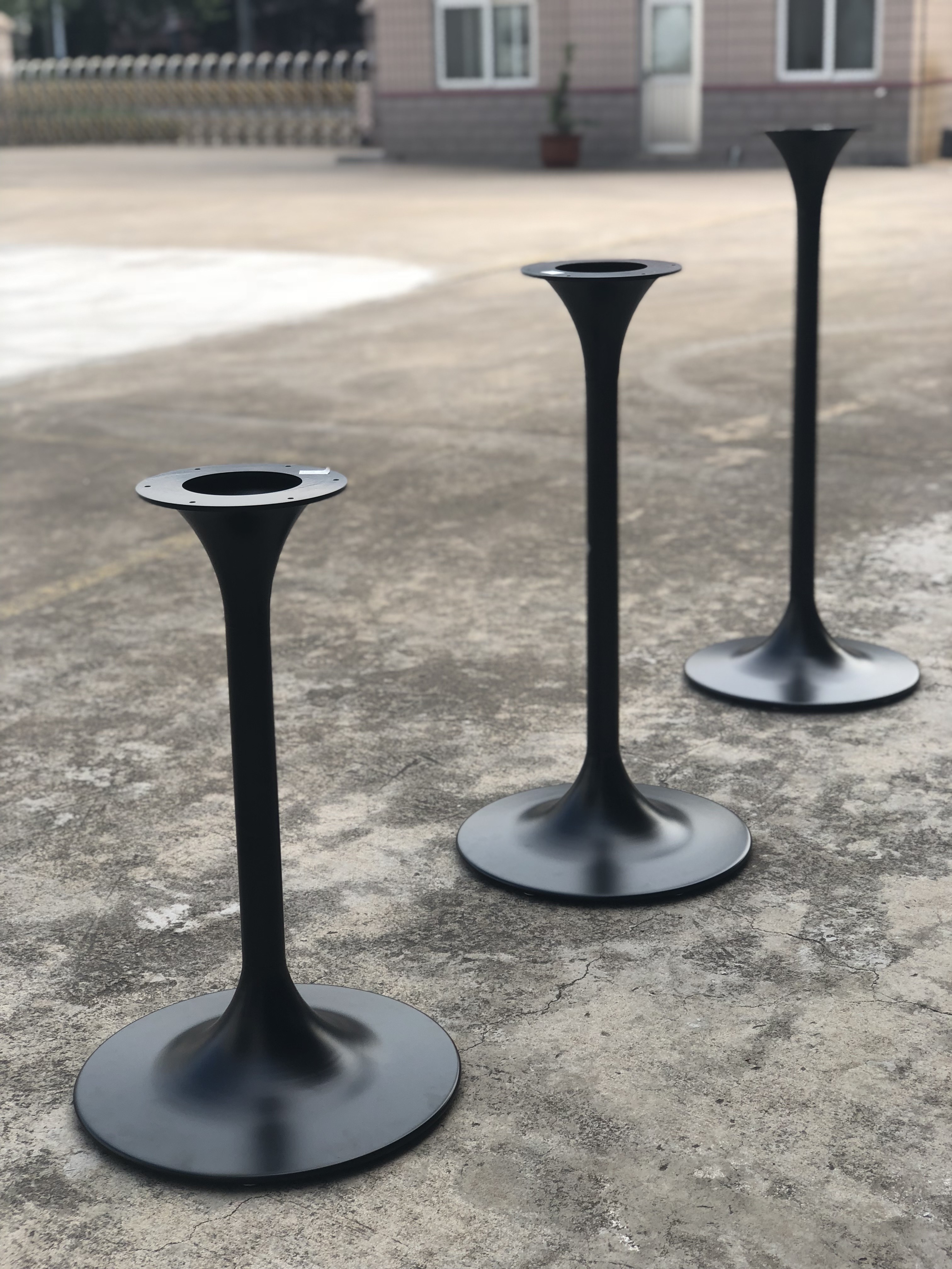 Height 42'' Metal table legs Tulip Table Base Pedestal Column Bar Table
