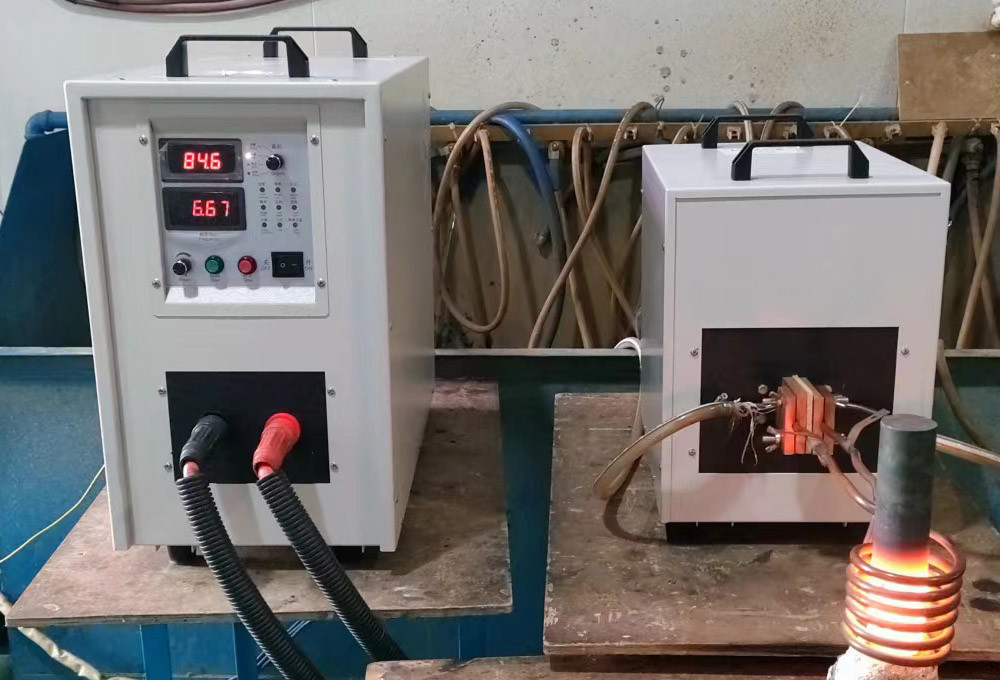 60KW Super Audio Induction Heater 20-50KHZ Induction Hardening Machine