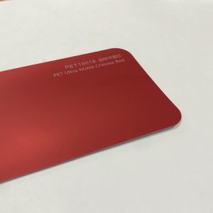 China PET Ultra-Matte Chinese Red Color Changing Car Paint Protection Film Car Tint on sale