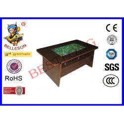 China 32 Inch Screen Arcade Coffee Table At Game Stores Wooden Color Drawer Style for sale