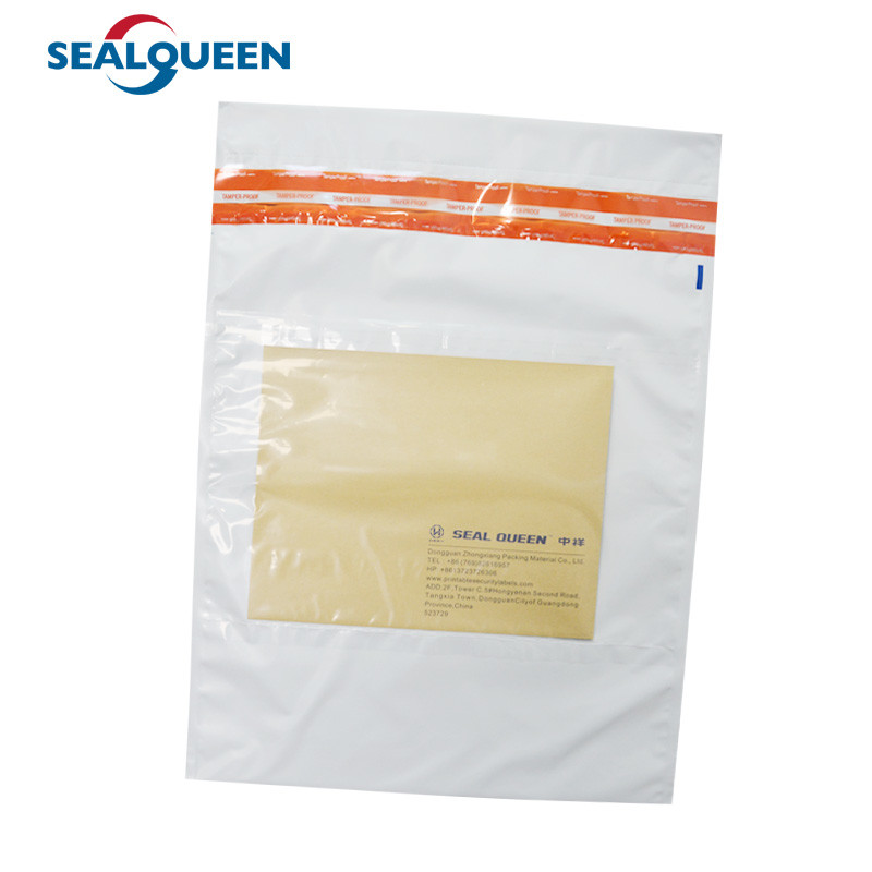 Plastic Custom Security Bag Anti Theft Tamper Evident Courier Bag For Shipping