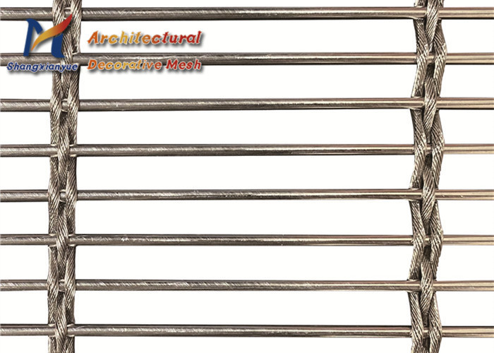 SS316L Architectural Cable Mesh 8m Garden Wire Mesh Panels