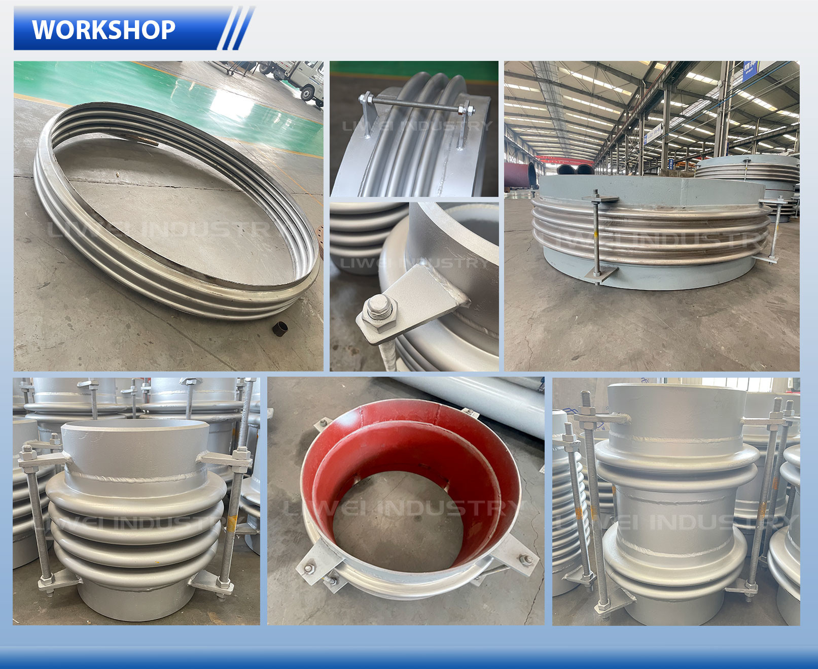 Water Applicable Metal Ripple Compensator With High Durability -10C- 300C Temperature Range