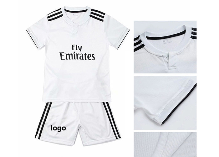 Custom kids soccer jersey full kit with socks football jersey for kids