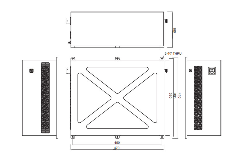 4-12 GHz 100W CW High Frequency RF Power Amplifier for electronic warfare, and other specialized RF System