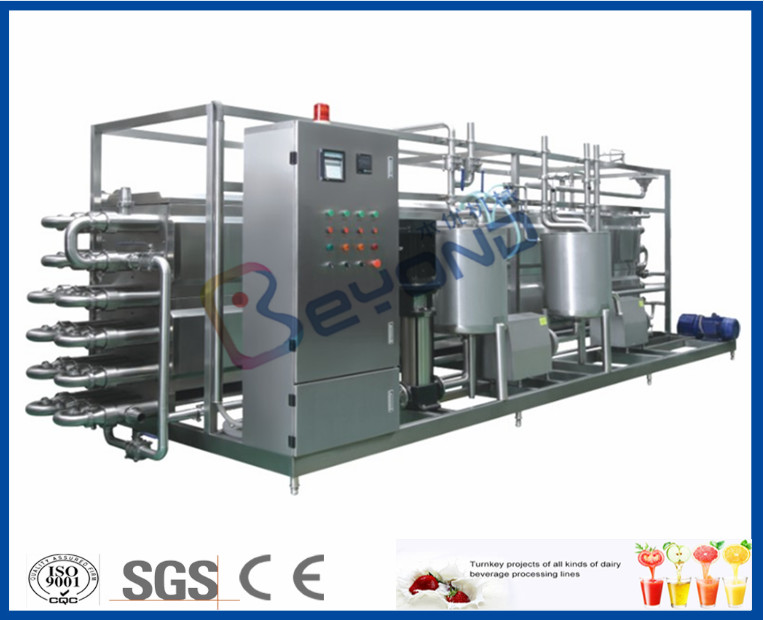 ISO CE SGS Uht Milk Processing Plant With 250ml Aseptic Pouch Filling Machine