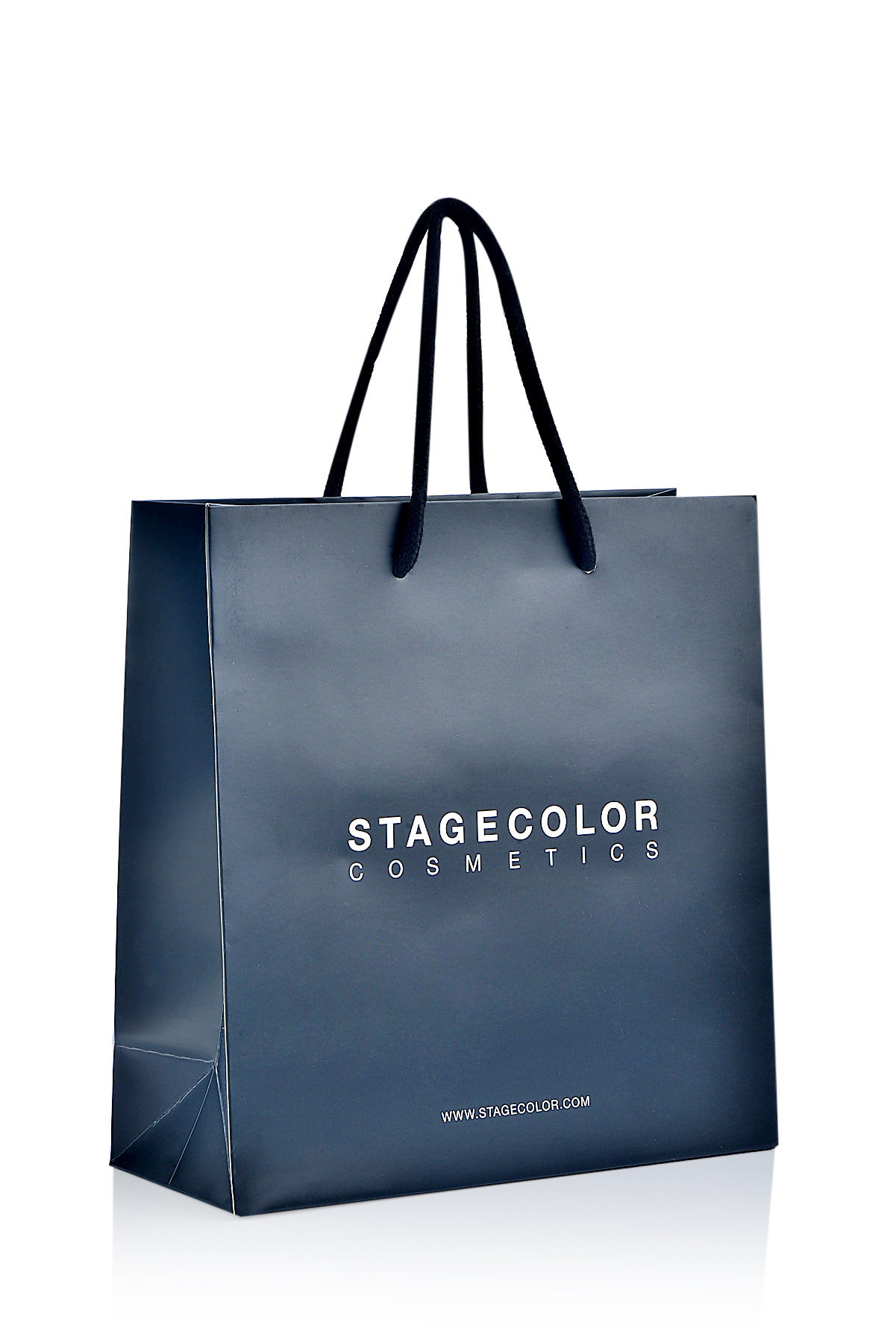 embossing Cosmetic Packaging Bag , UV coating Shopping Bag Printing for Beauty