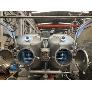 High Temperature SUS316L Double Overflow Dyeing Machine Industrial Dyeing