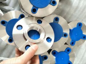 China PN6 - PN100 Duplex Stainless Steel Flanges ASTM A182 F316Ti Threaded Flange JIS B2220 on sale