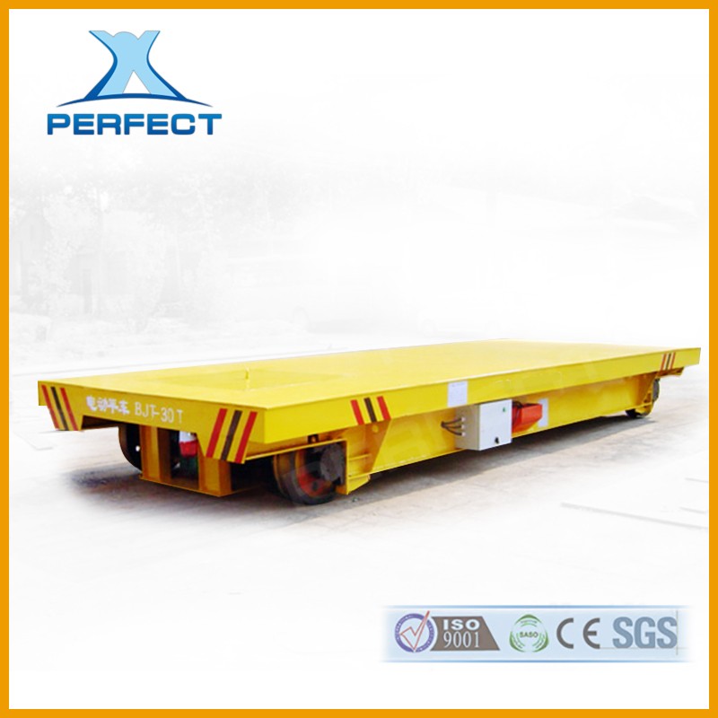 cable drum powered industrial transfer trolley for port yard handling