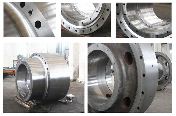 Precision Chrome Plated Heavy Forging Metal , Carbon Steel Forged Roller Sheet Metal Parts