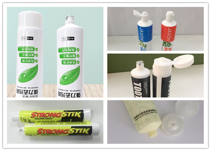 Polyethylene Plastic Cosmetic Tube Head / Soft Laminated Tube Dia 28mm