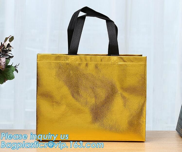 non-woven promotional shopping bag ultrasonic non woven bag, Custom printed tote non woven bag shopping shoulder bag pri