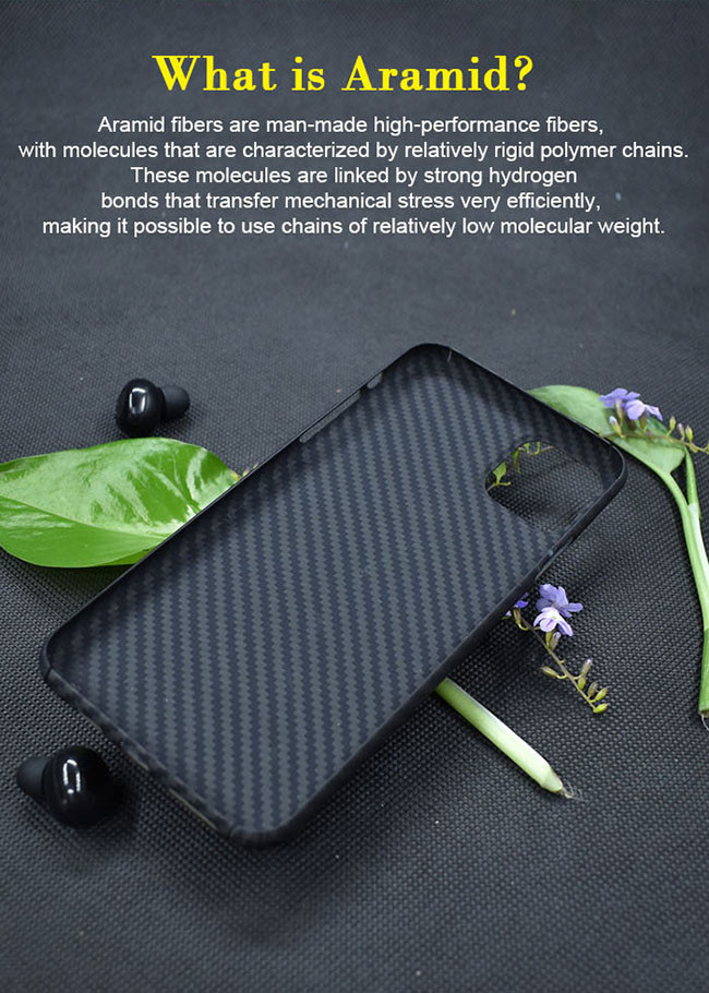 Super Slim Premium Aramid Fiber Phone Case For iPhone 11 , Protective Phone Case