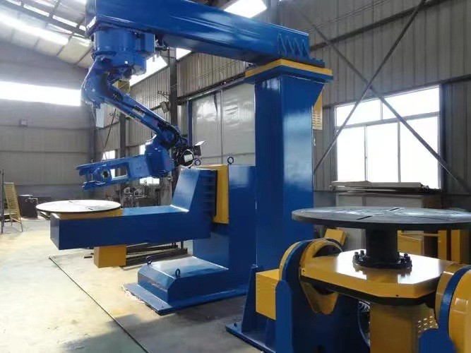 Askawa Automatic Spot Weldi Robot Workcell Work Cell In Robotics Industrial Robotic Arm Arm Automation
