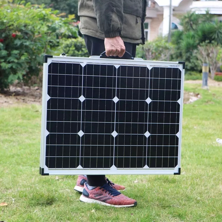Monocrystalline Solar Power Panel 100w Home Solar Panel With Aluminium Alloy Frame