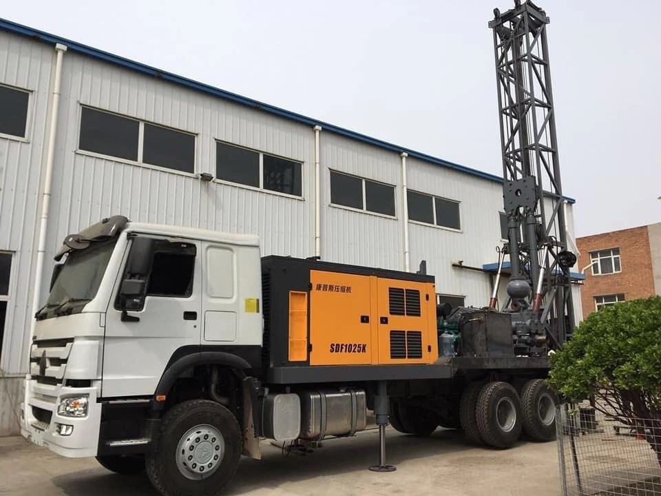 SRJKC100 1000m TRUCK MOUNTED WATER WELL DRILLING RIG small water well drilling rig water well borehole drilling rig