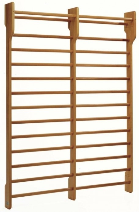 Wooden Swedish Ladder Gymnastics Double Wall Bars Freestanding