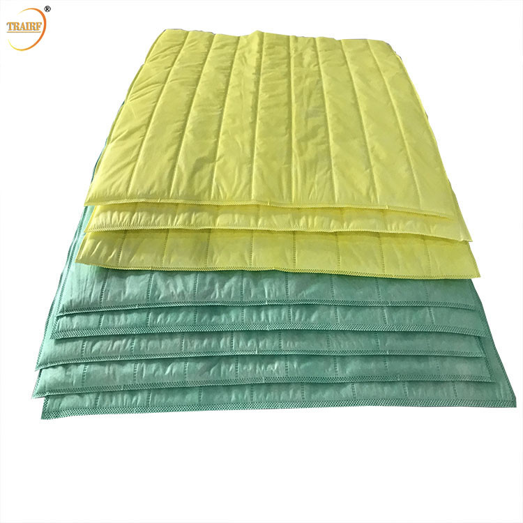 Customized Synthetic Fiber Air Filter Media Rectangular Shaped