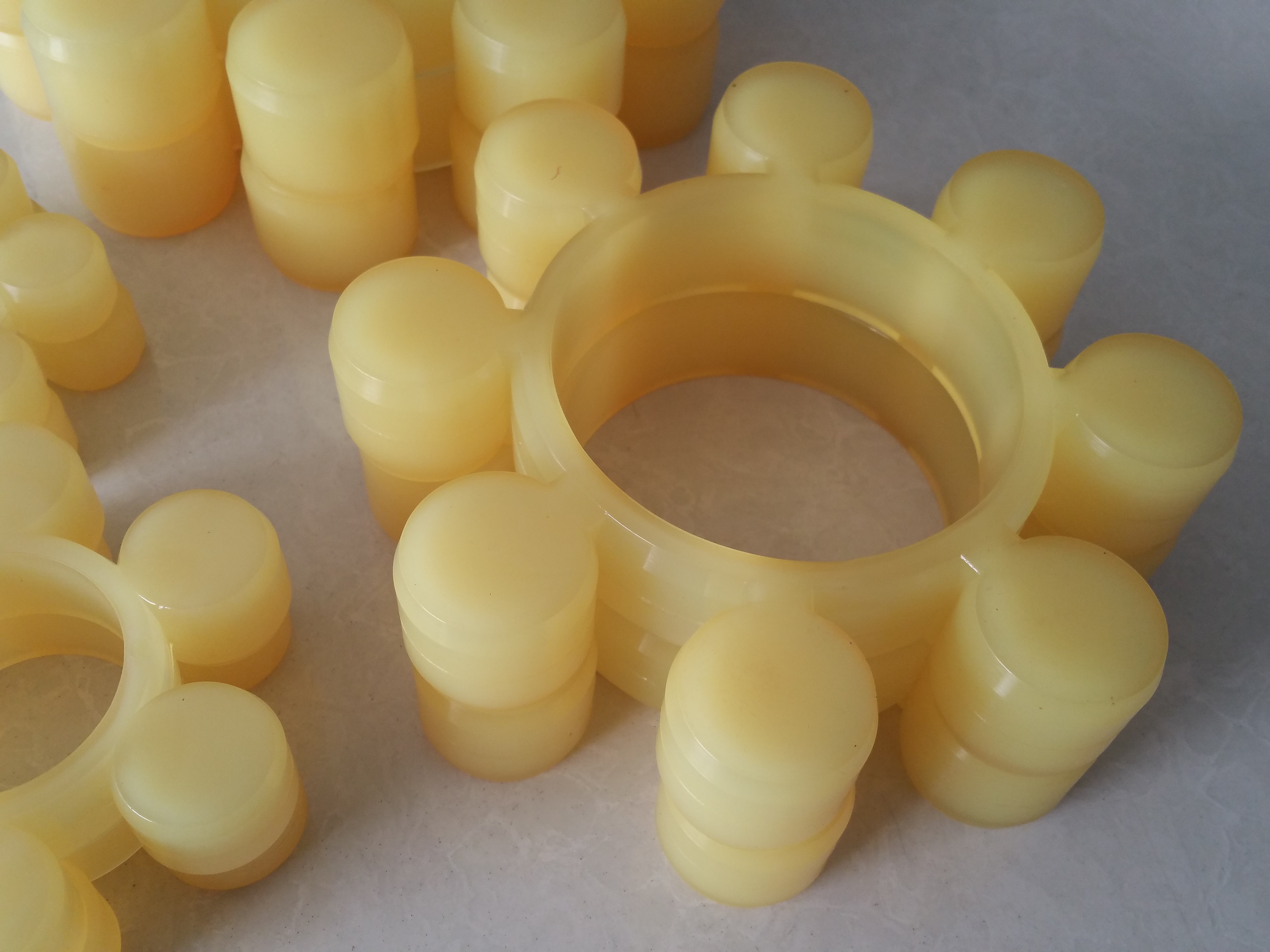 High Wear Resitant Polyurethane Coupling For Industrial Metal Shaft Coupling