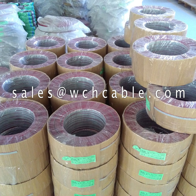 UL4478 XLPE Flat Ribbon Cable AWG26 AWG28 Crosslinked Polyethylene Irradiated 105C 300V