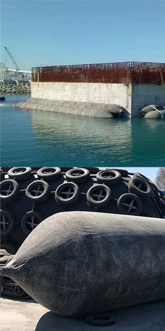 Customizable Designs Rubber Airbag Ship Launching Cushions For Salvage Operations