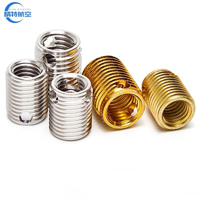 Ss302 Unf 1/4-28 Automotive Engineer Cover Self-Tapping Threaded Insert with Three Holes