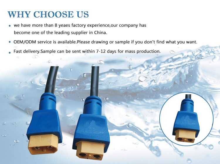 XT60 Electric Vehicle Automotive Connector New Energy AI Smart Waterproof Plug