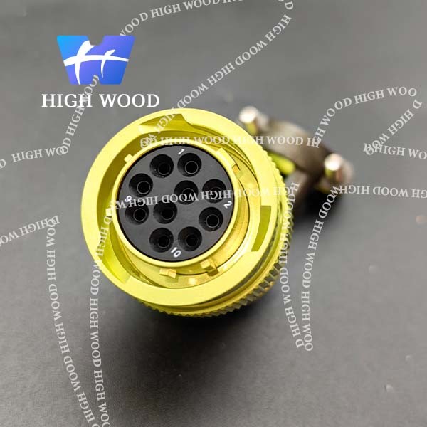ZH23 Series Environmental Resistance Bayonet Electrical Connector , ZH23-10/18P-8-B