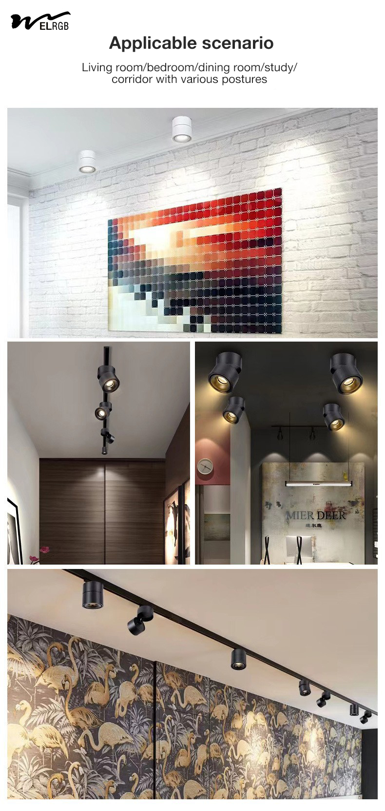 Household LED Cylindrical Light for Onsite Metering and Smart Home Lighting Solutions