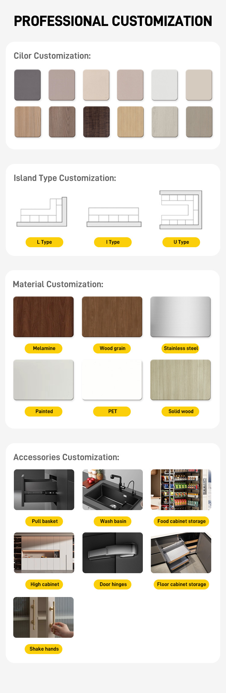 Customizable Furniture Modern Hotel Home Apartment PVC Laminate Kitchen Cabinet Wood Veneer