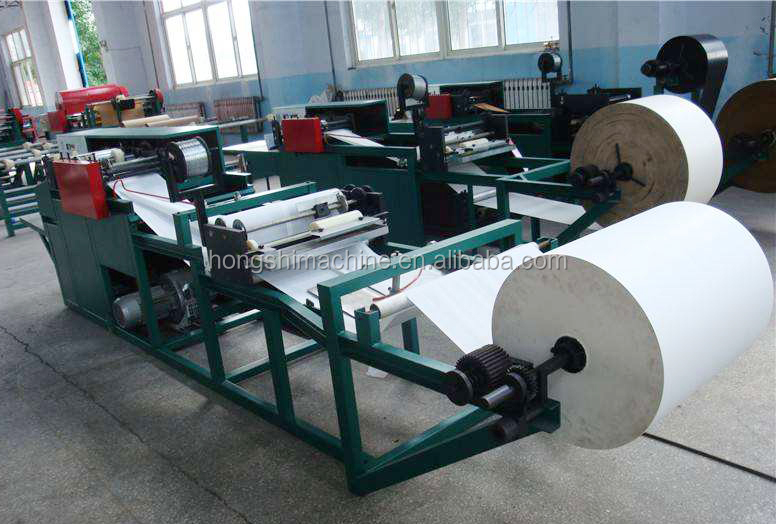 Mango Growing Paper Bag Manufacturing Machine , Fruit Protective Kraft Paper Bag Making Machine
