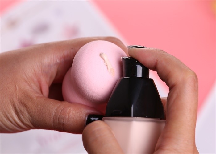 Gourd Shape Rainbow Latex Beauty Makeup Sponge OEM Design For Beauty Care Make Tools