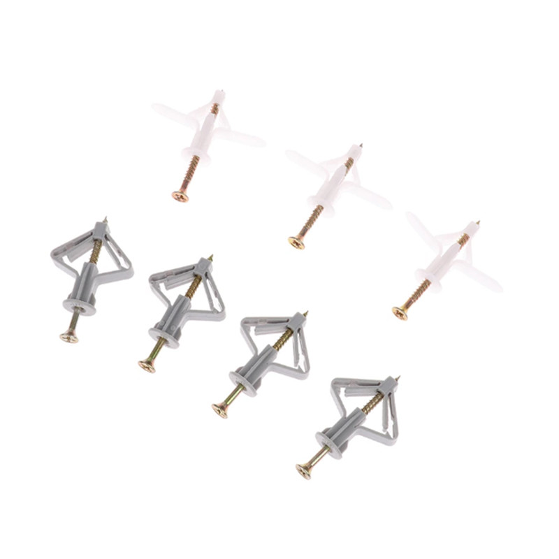 Small Plastic Heavy Duty Toggle Anchors / Butterfly Wall Plug Many Sizes