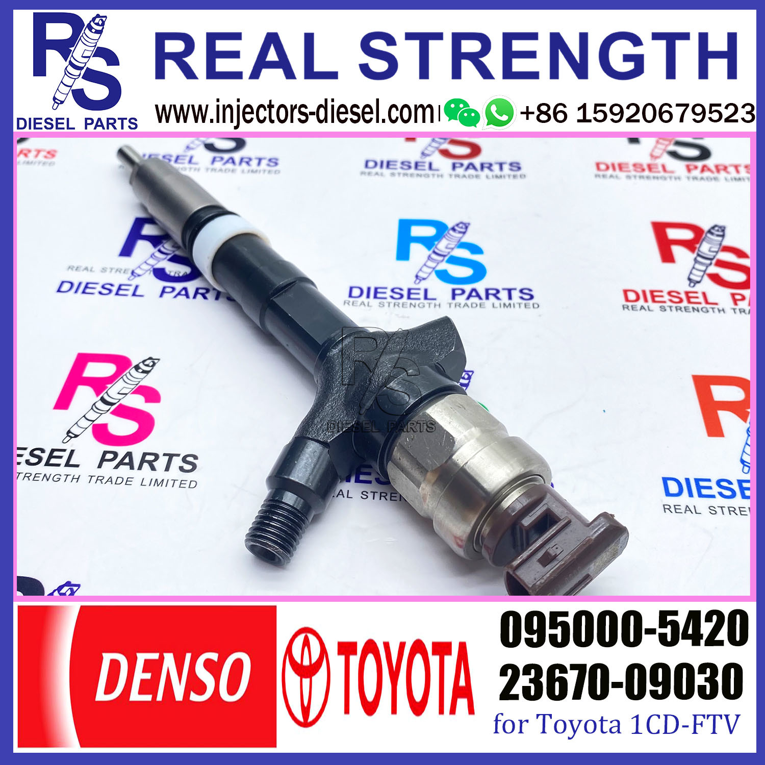 diesel fuel injector 095000-5420 095000-5250 common rail injector 23670-09030 23670-30070