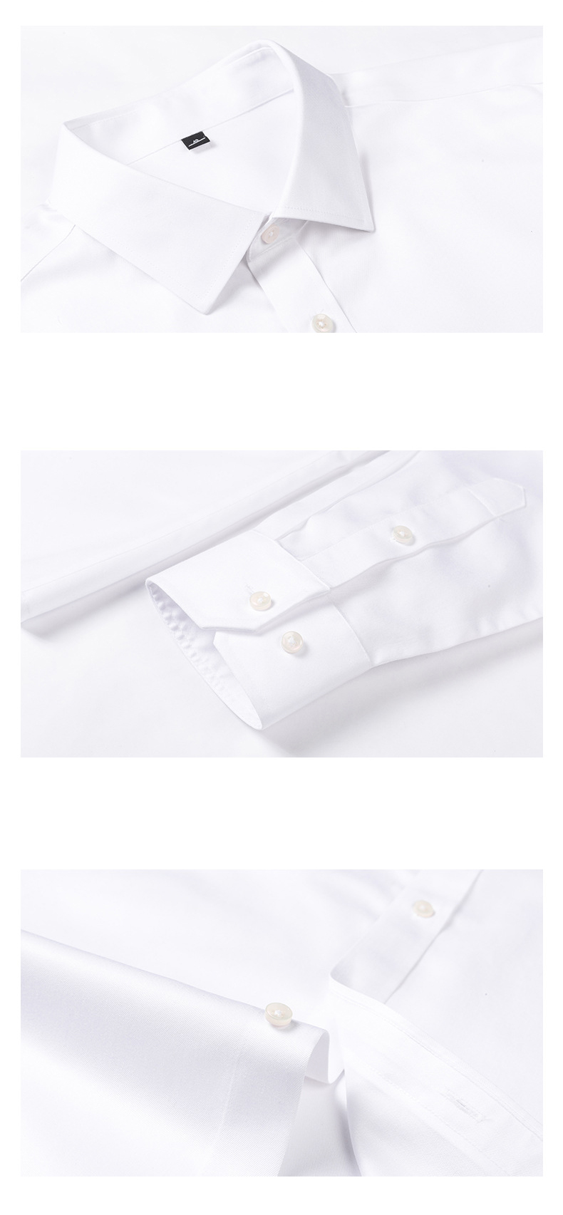 Men's Dress Shirt Spanish Style 100% Cotton DP Ready-made No Ironing Needed Custom Fit