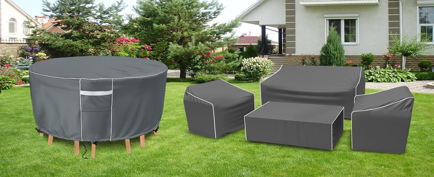 Gasadar patio furniture set covers