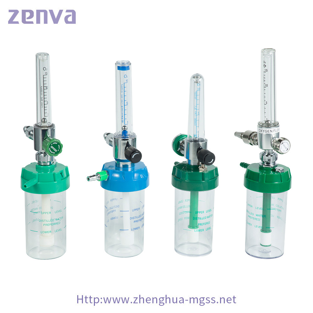 Ohmeda DISS Adapter Hospital Oxygen Flow Meter With Humidifier Medical