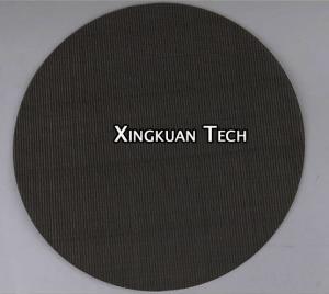 Buy cheap Black Iron Woven Cloth Cut Pieces Into Customized Shapes Of Disc product